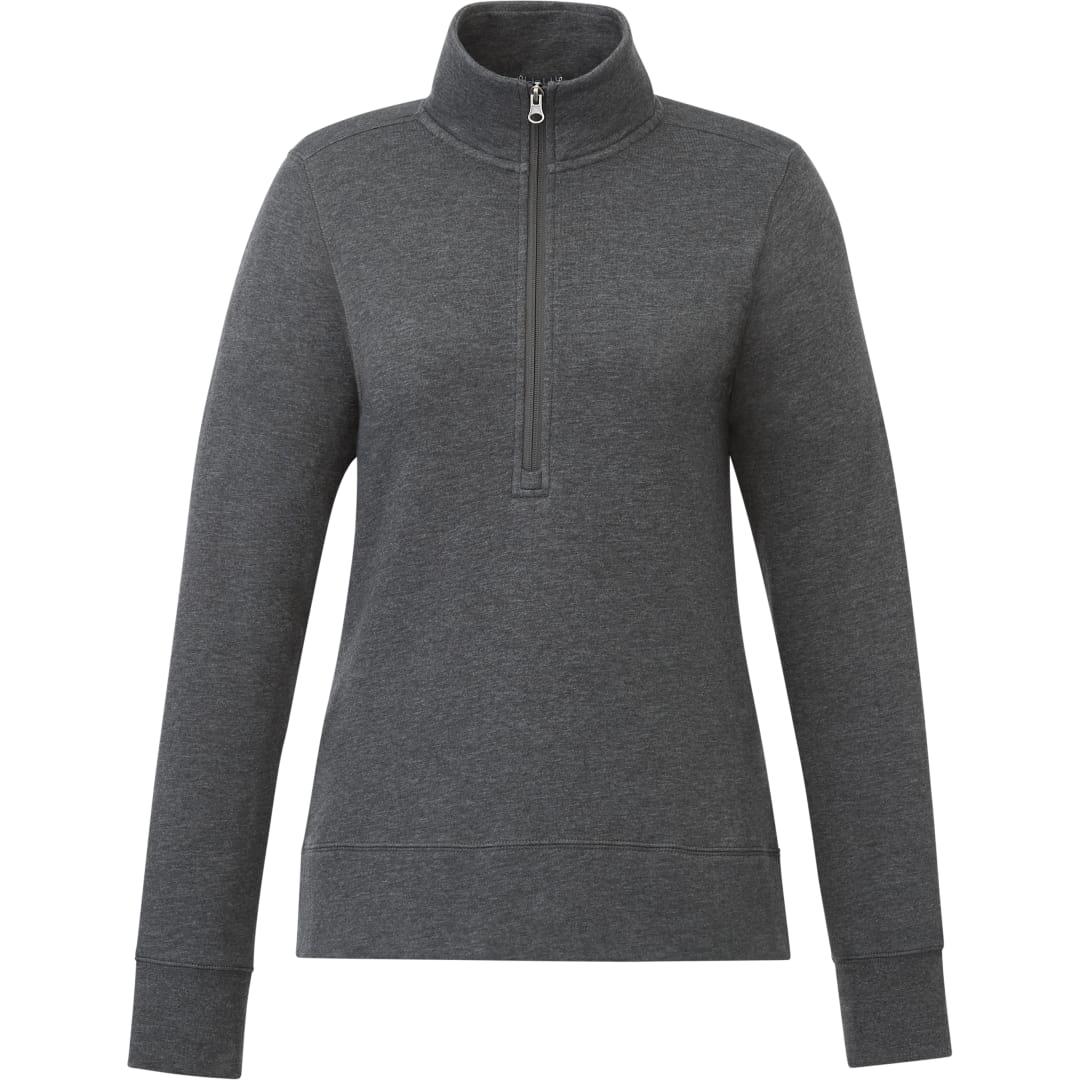 Womens dayton fleece half zip Black miniatura 20