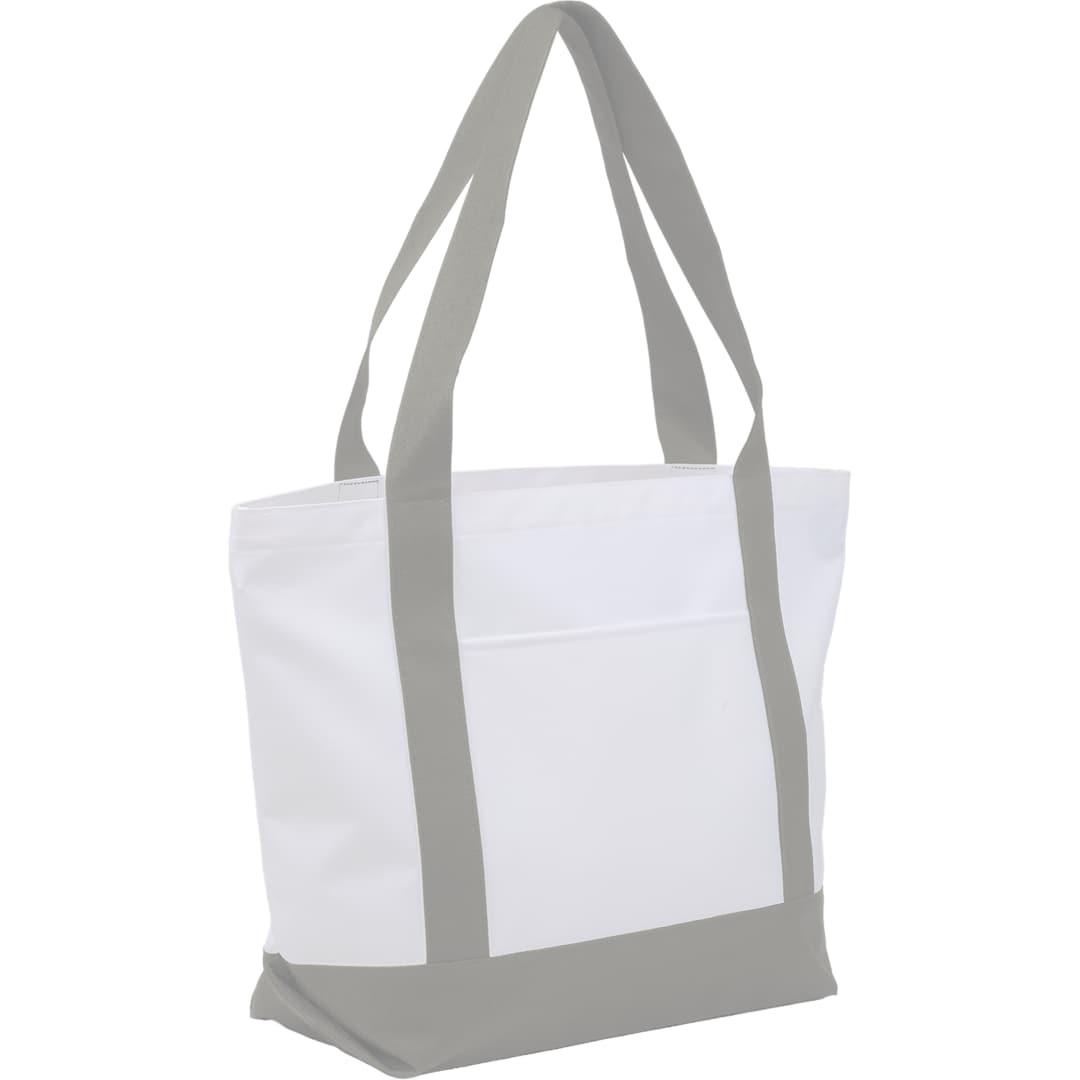 Oversized recyled canvas tote bag Black miniatura 16