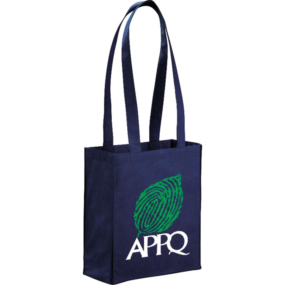 Mini elm non-woven gift tote Black miniatura 18