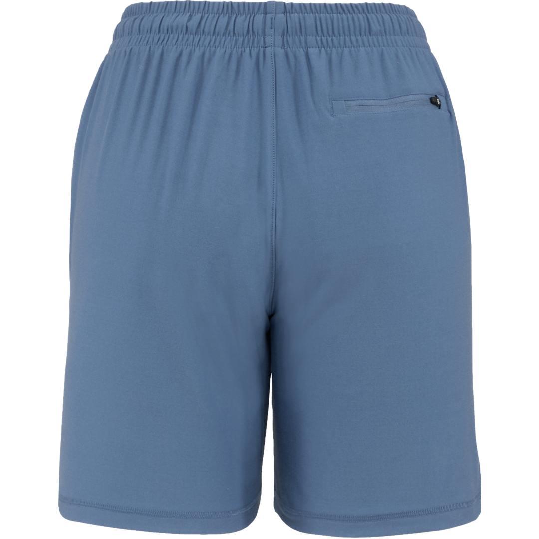 Wellable womens knit short Blue front