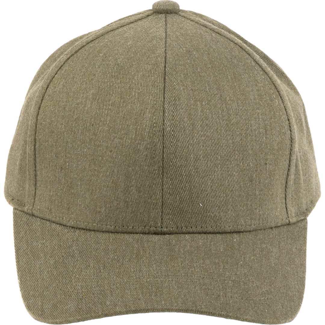 Recycled cotton twill 6 panel ballcap - unisex White miniatura 18