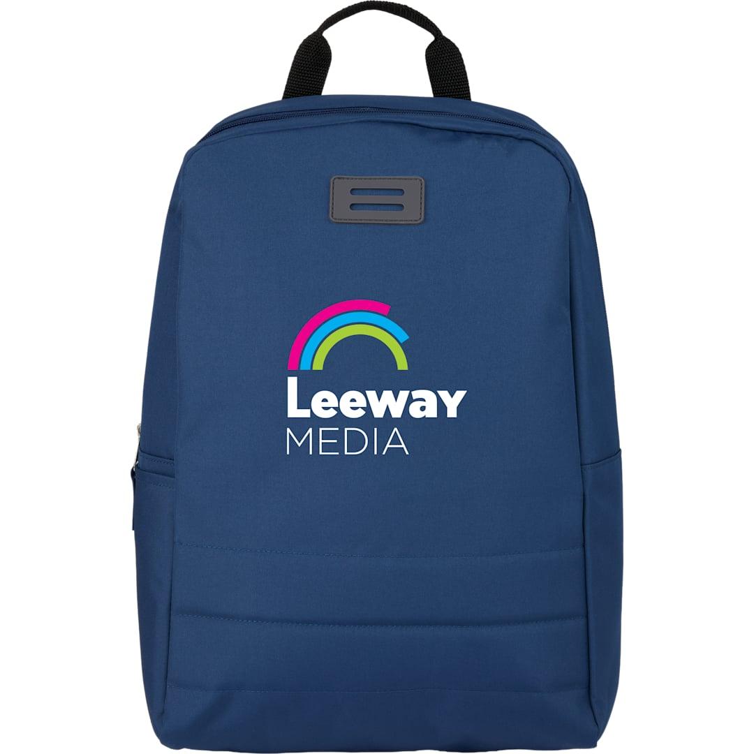 Ripple recycled 15 computer backpack Navy Blue front