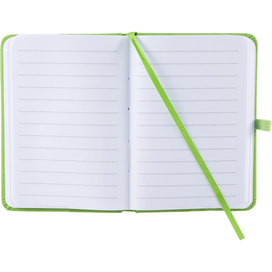 Mini recycled notebook w/ clip Black miniatura 19