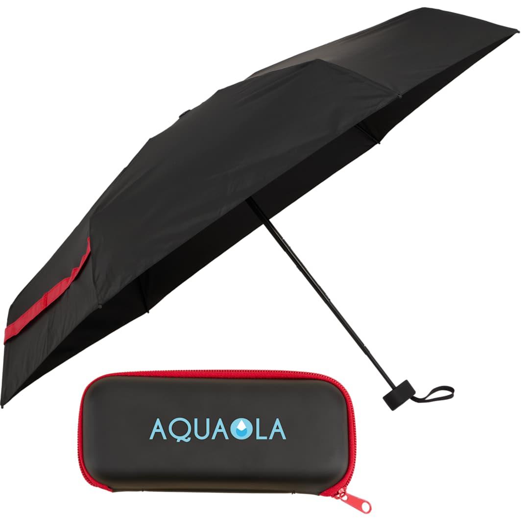 37 Compact travel umbrella with case Black miniatura 19
