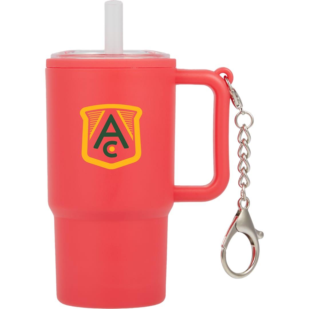Shot glass tumbler w/ keychain 4oz Black miniatura 60