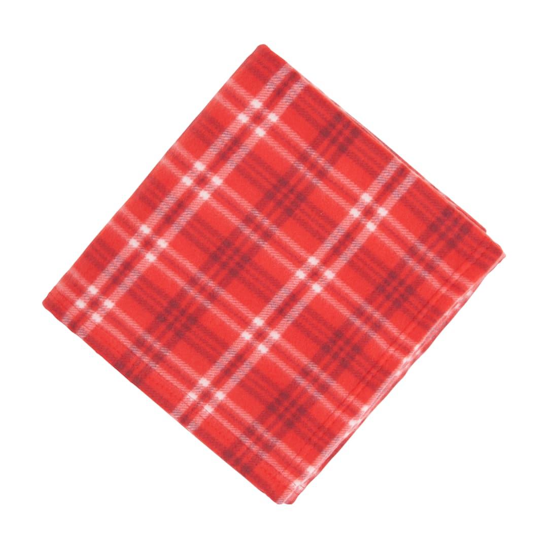 Plaid fleece blanket Black miniatura 6
