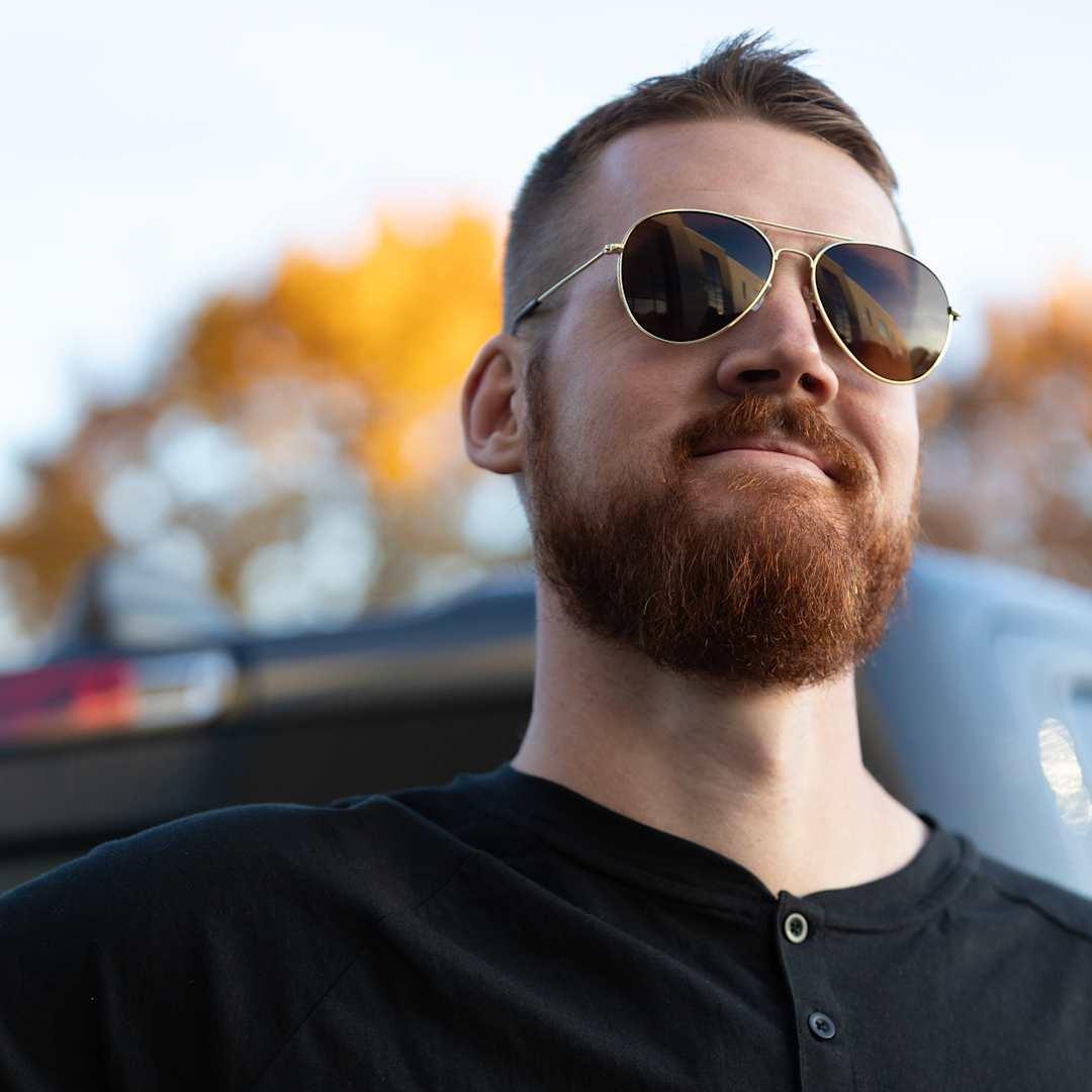Stunkel recycled aviator sunglasses Black miniatura 22