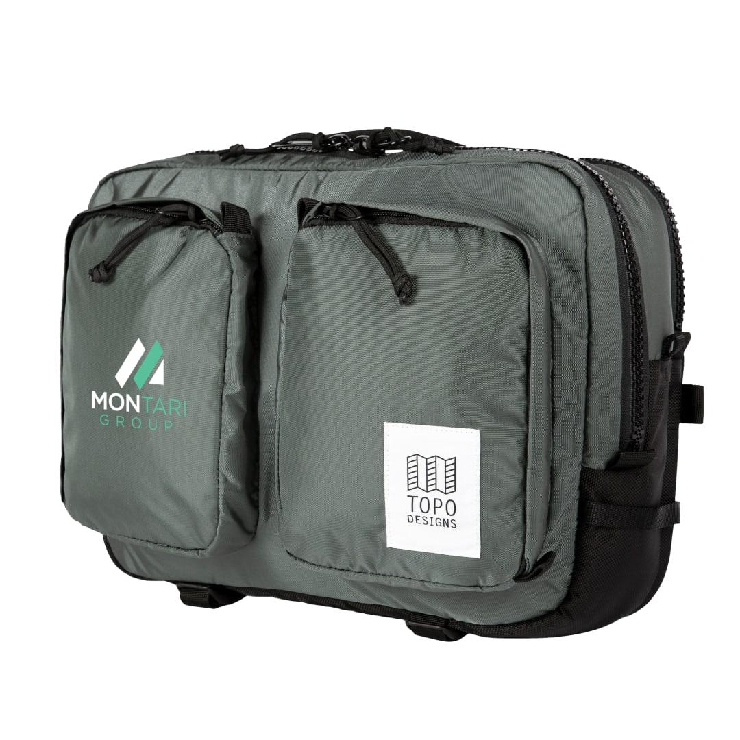 Topo recycled global briefcase Black miniatura 16