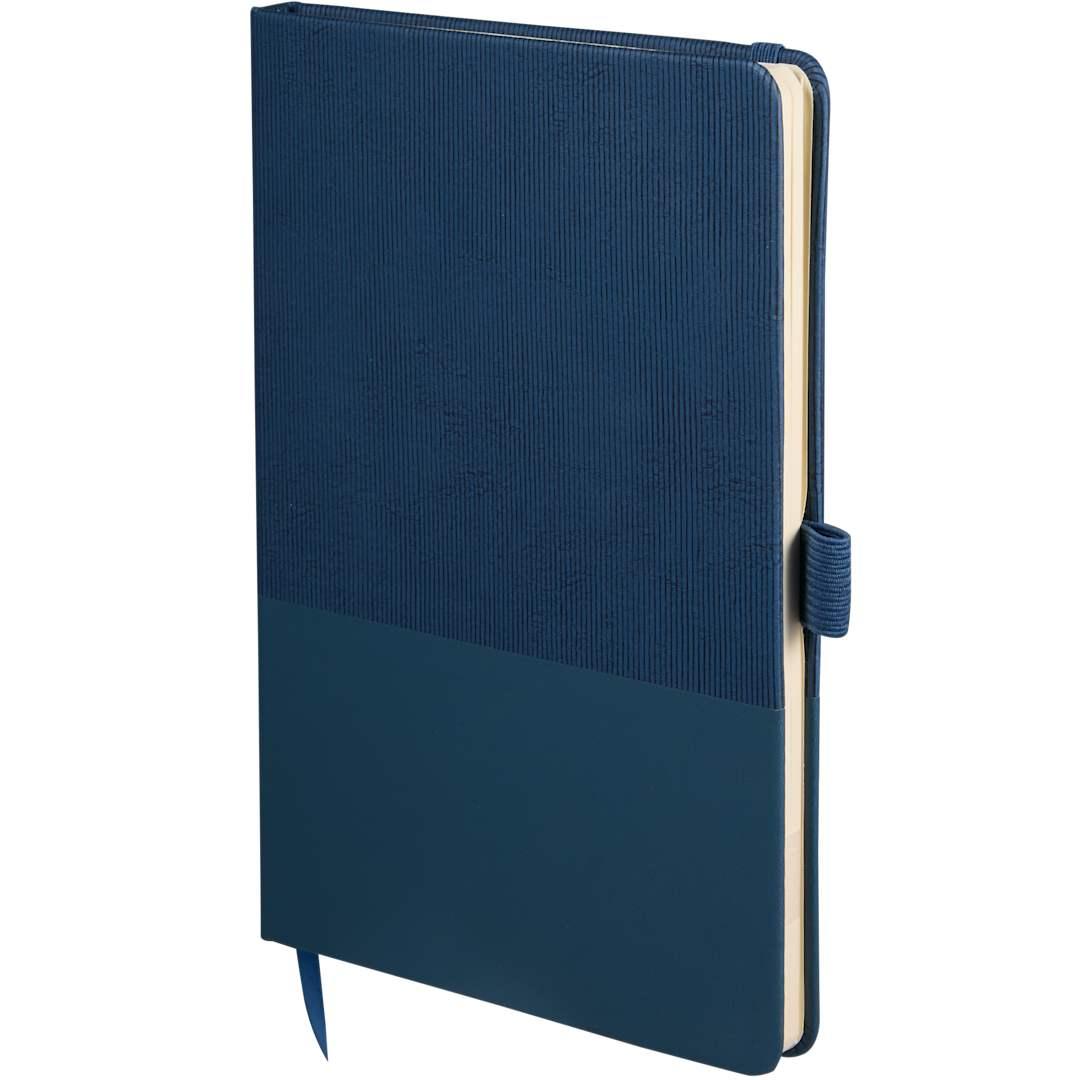 5.5X 8.5 fsc® recycled ribbed bound journal Black miniatura 15