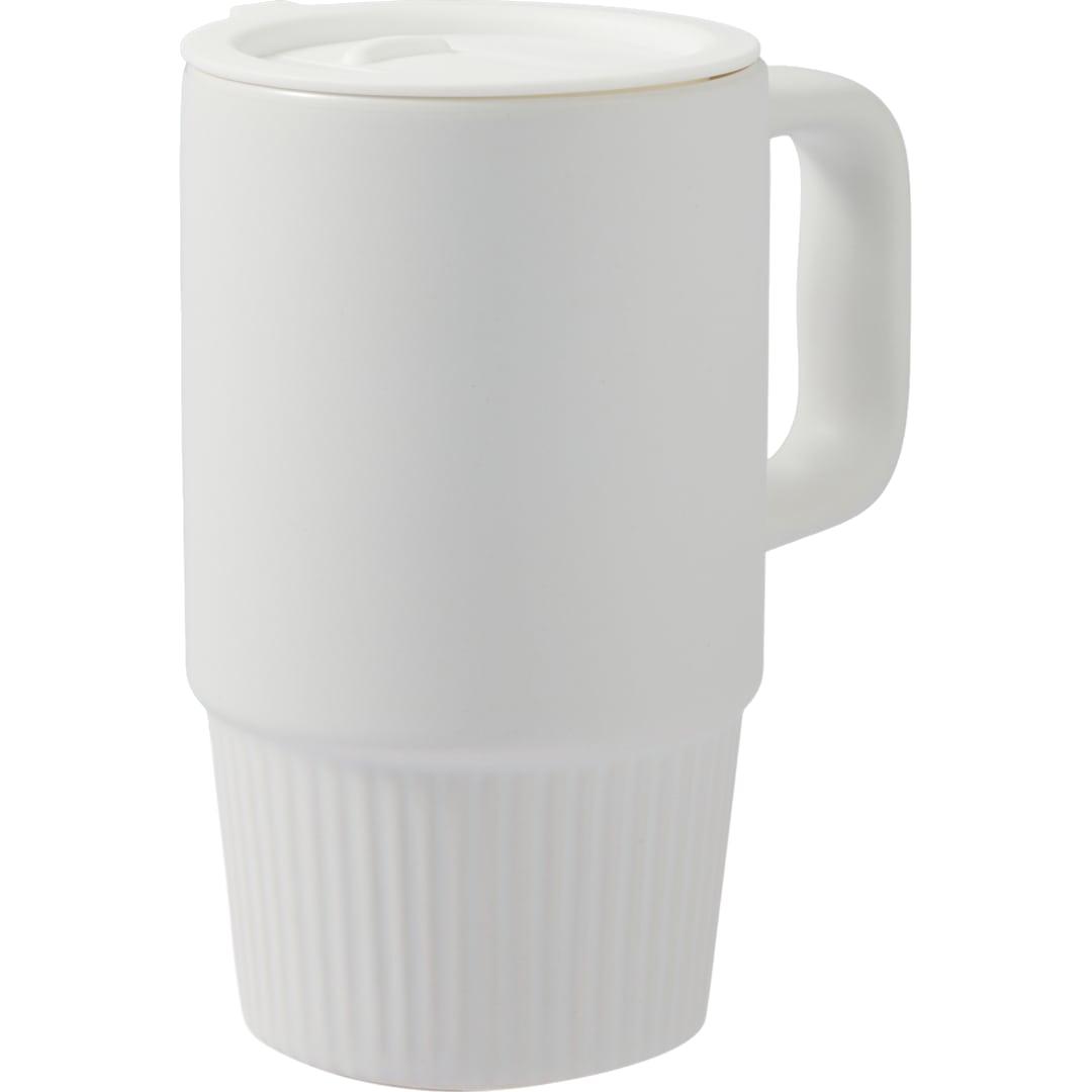 Camden 13oz ceramic mug w/ lid Black miniatura 31