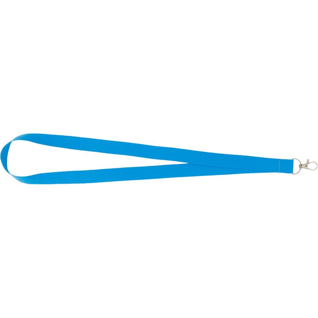 Neon recycled lanyard Blue miniatura 4