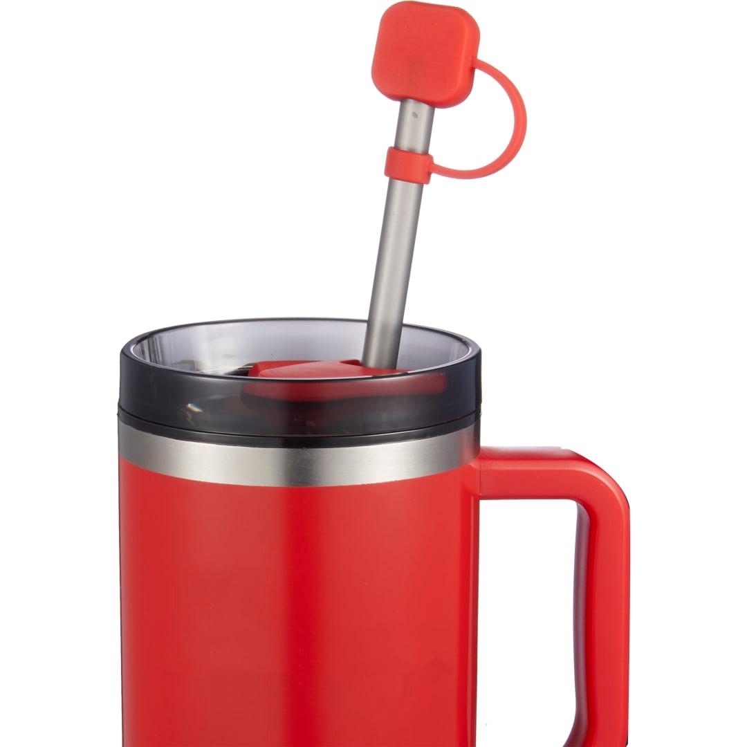 Silicone straw topper Black miniatura 16