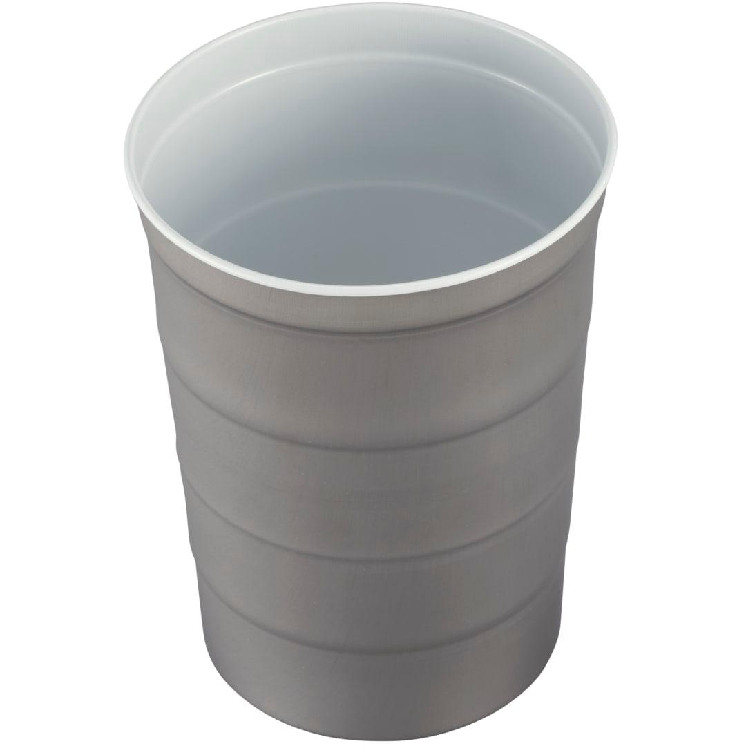 Recyclable steel chill-cups™ 16oz Grey miniatura 22