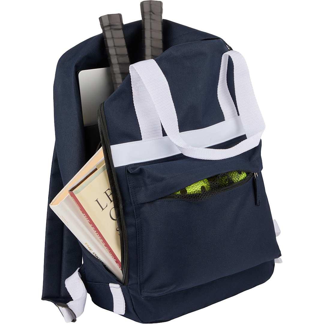 Varsity recycled backpack Black miniatura 12