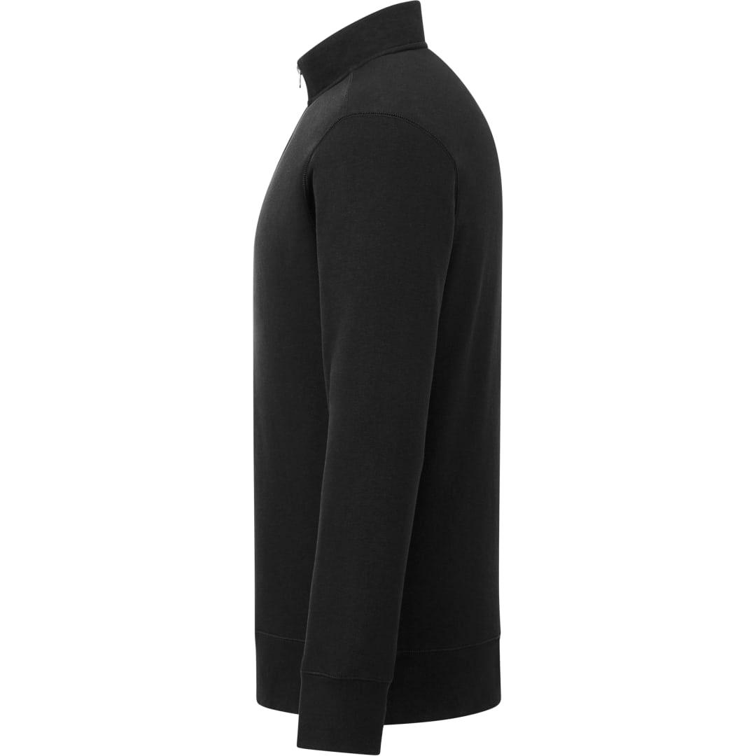 Mens dayton fleece half zip Black miniatura 20