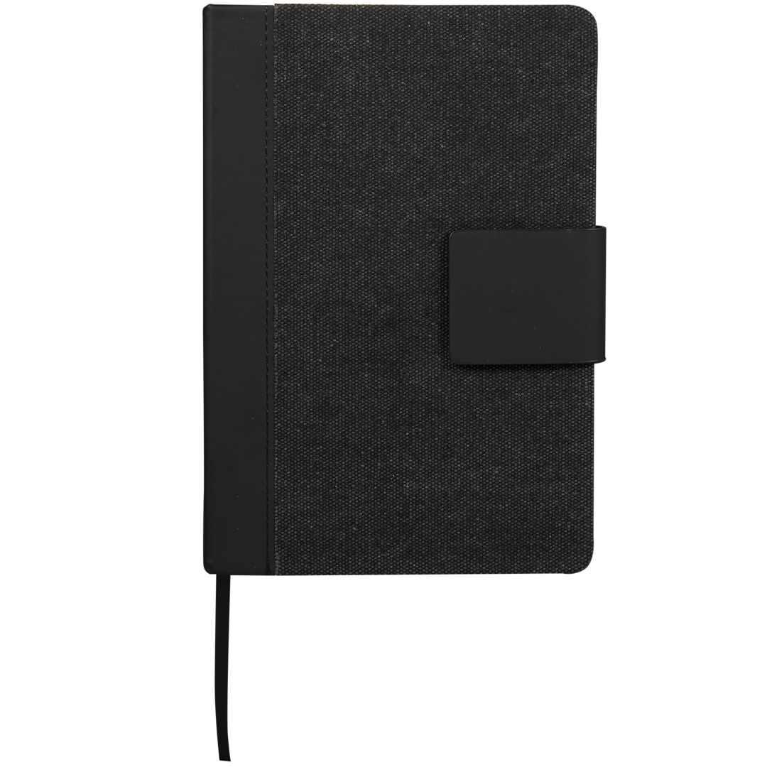 5.5 X 8.5 fsc® recycled canvas bound notebook Beige miniatura 10