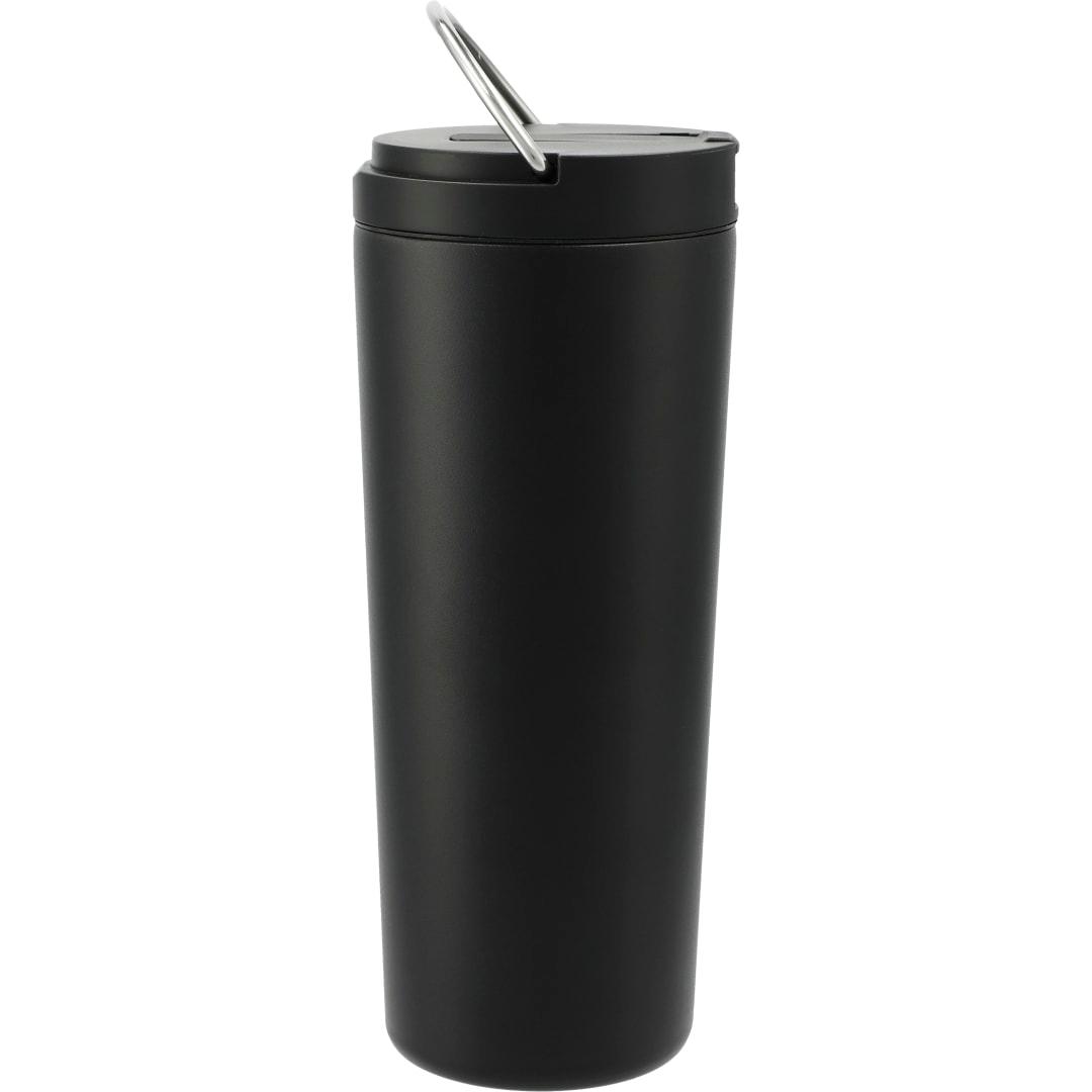 Thor copper insulated tumbler 24oz flip straw lid Black miniatura 5