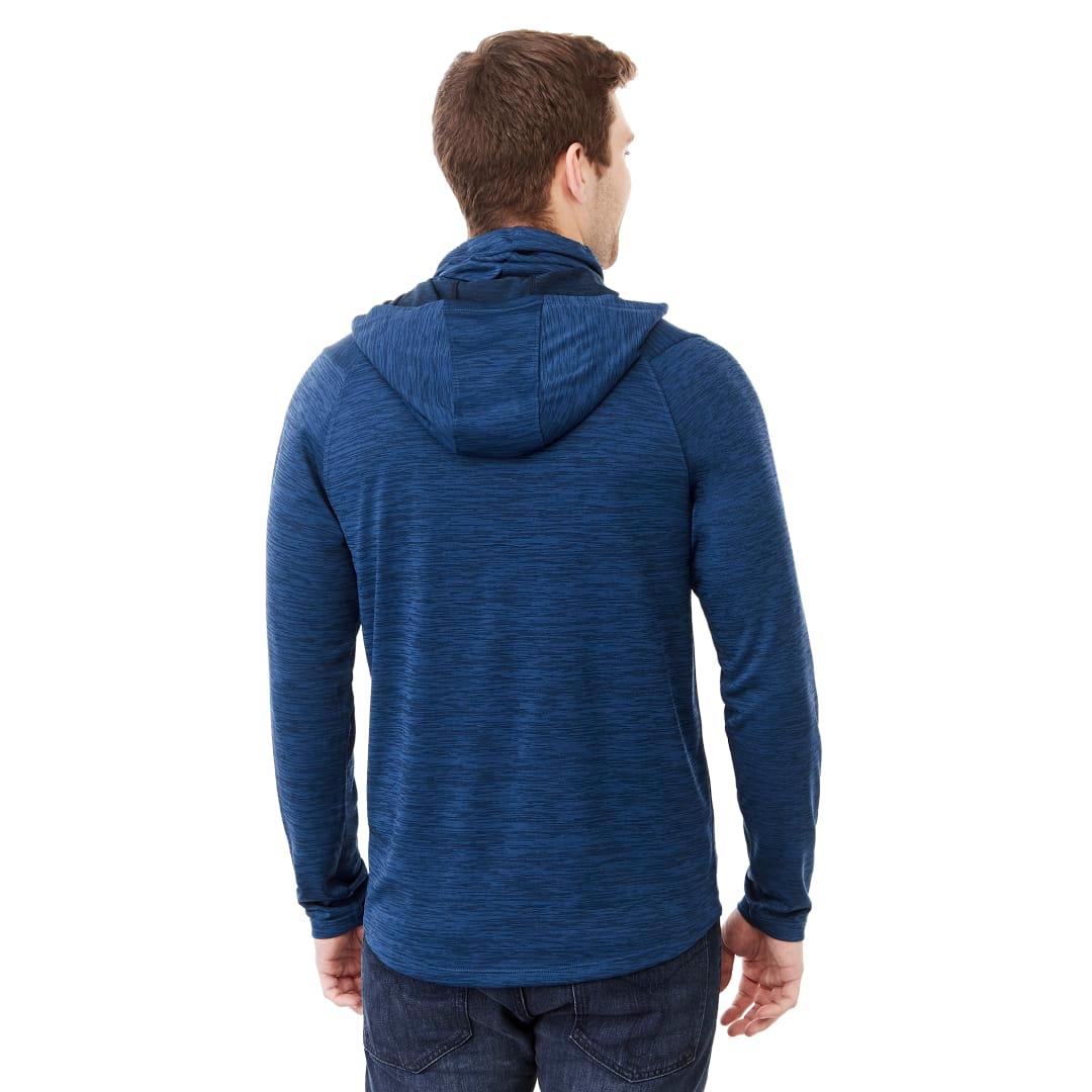 Mens sira eco knit hoody Blue miniatura 8