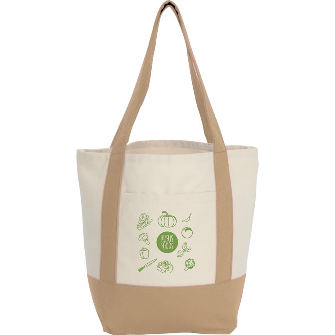 Mini recycled 8oz cotton canvas tote Red miniatura 36