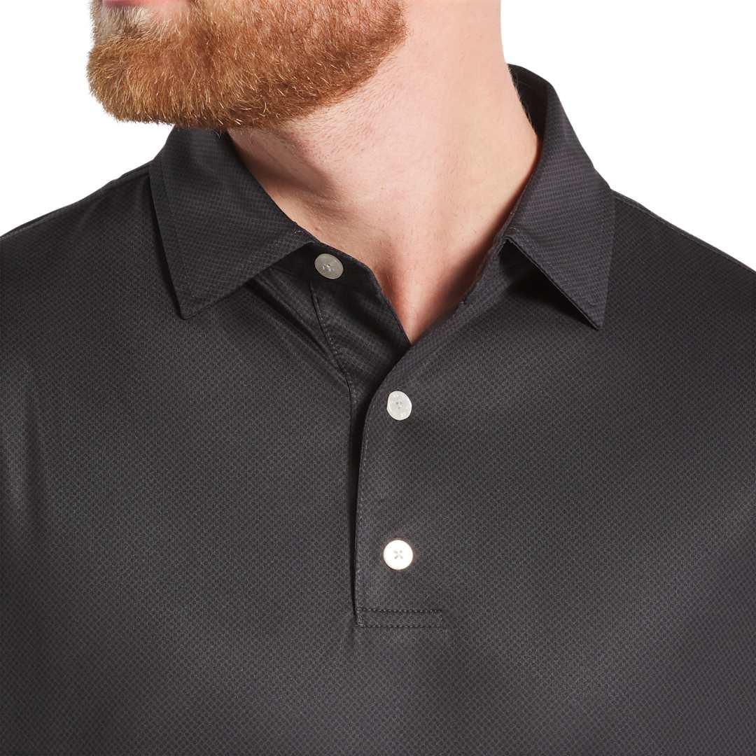 Footjoy mens tonal dot print polo Royal miniatura 21