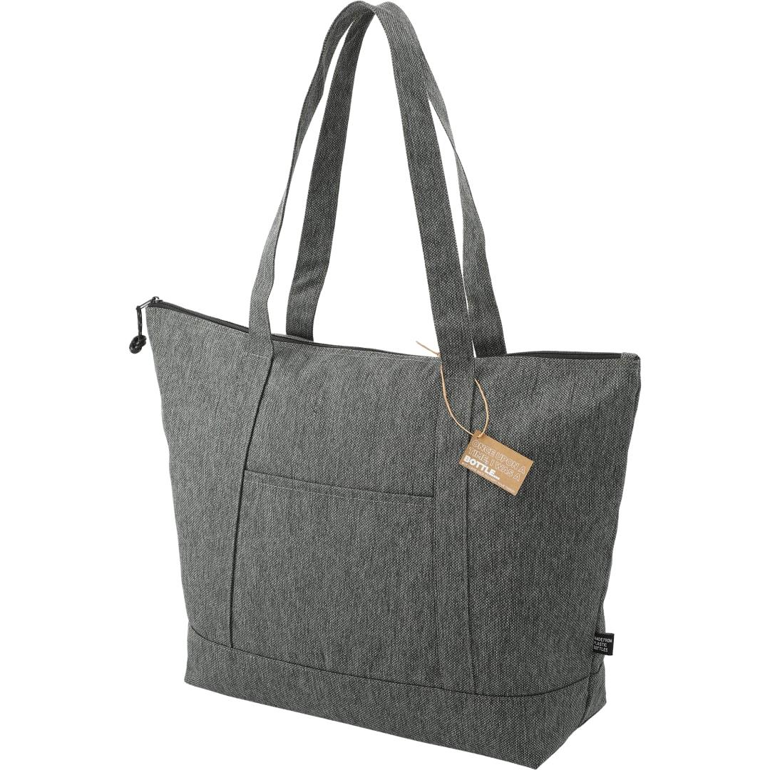 Vila recycled zippered tote Graphite miniatura 3