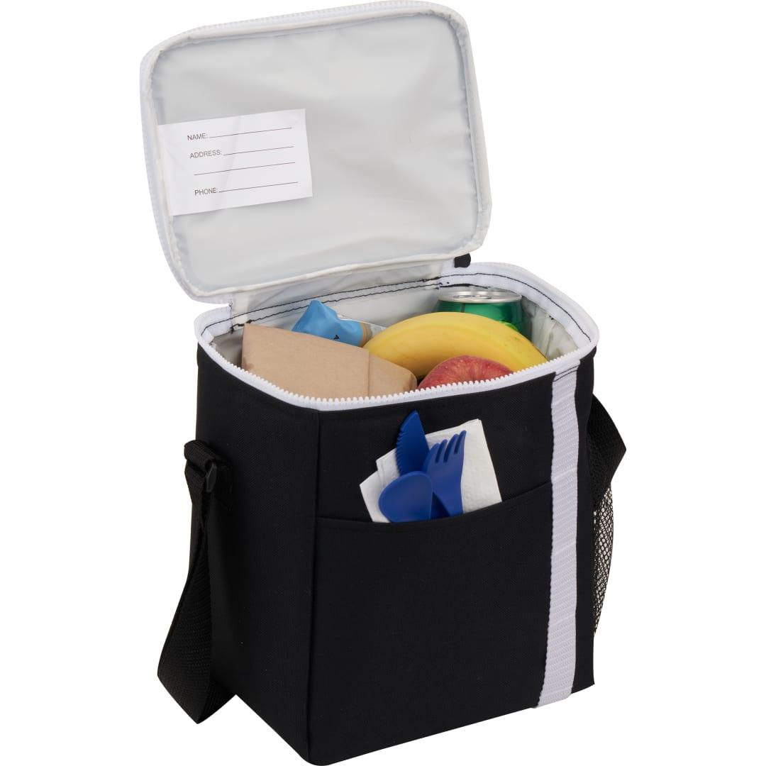 Accent recycled 12 can lunch cooler Black miniatura 4
