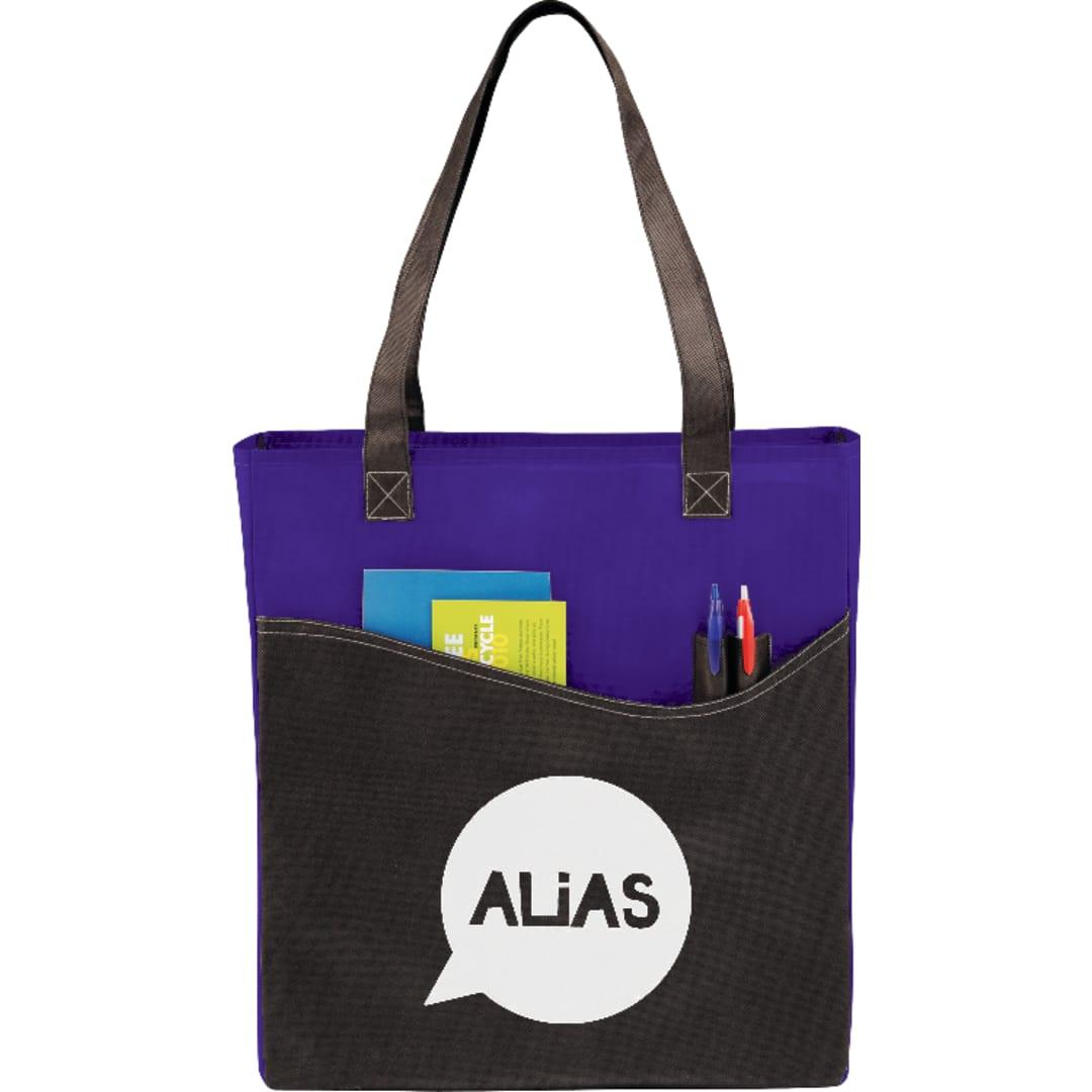 Rivers pocket non-woven convention tote Green miniatura 21