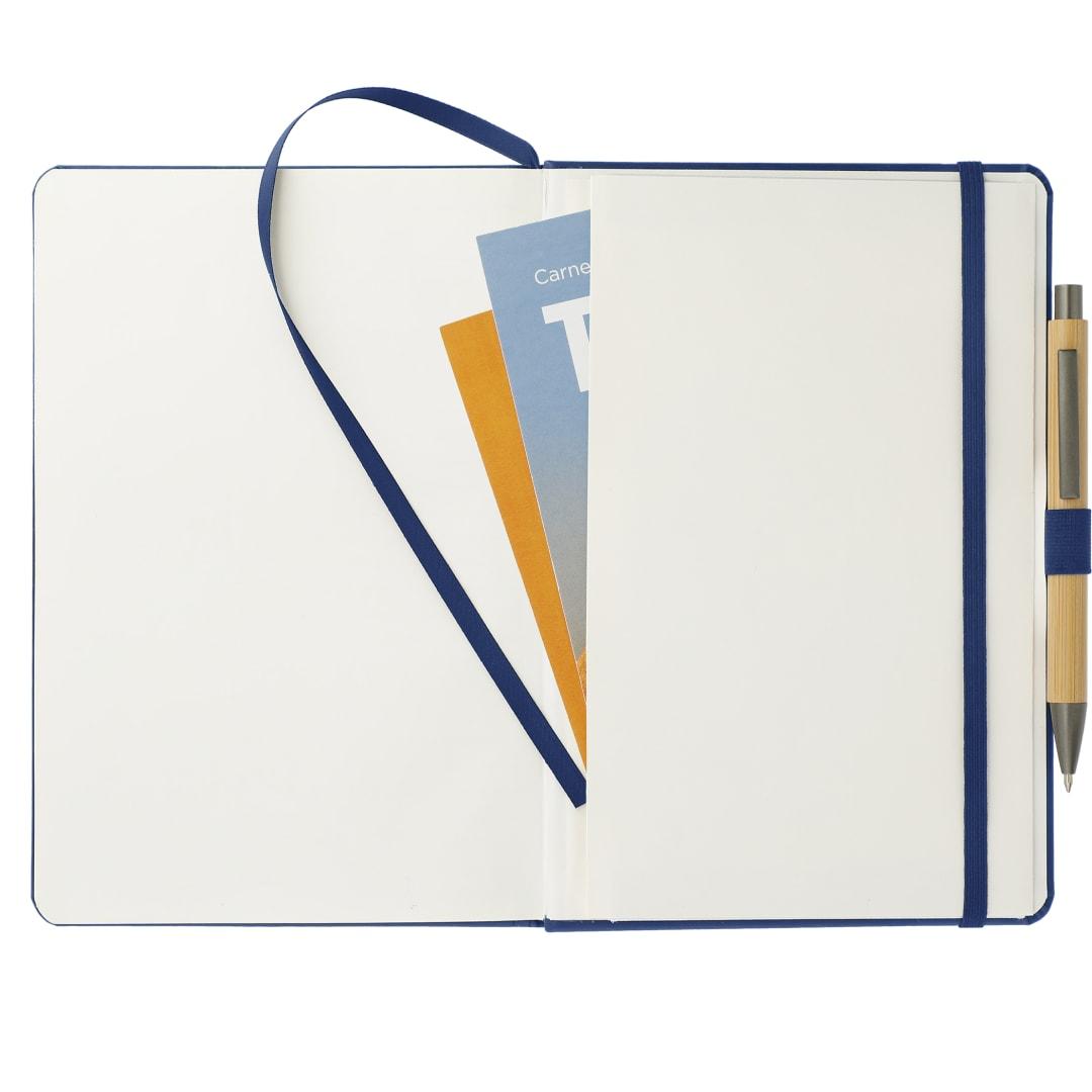 Fsc® mix 5.75 x 8.5 pedova™ pocket bound journal Navy Blue miniatura 8