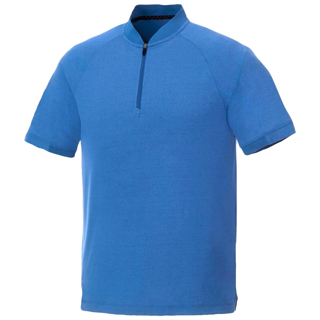Mens kinport ss stand collar polo Wine miniatura 11