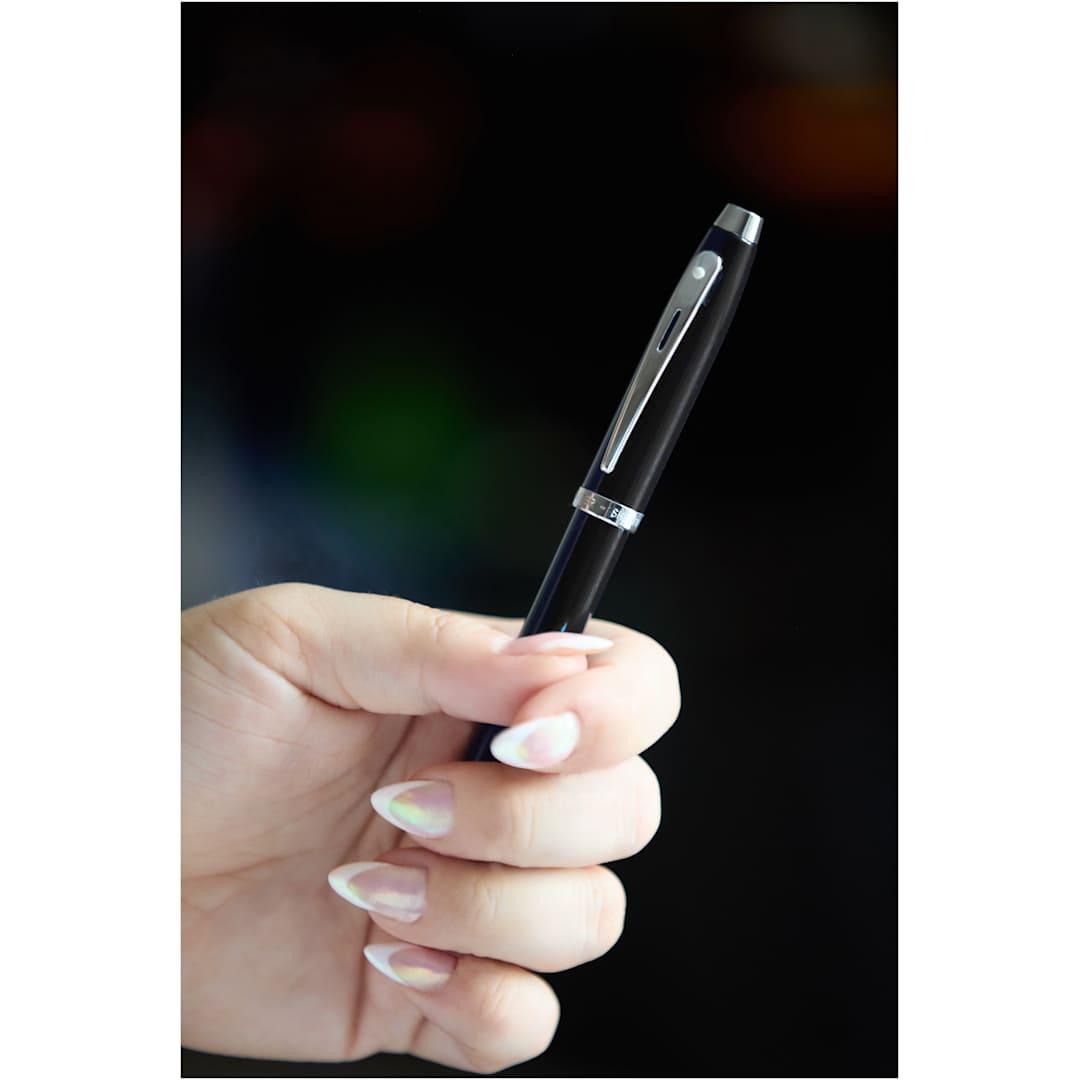 Sheaffer® 100 glossy lacquer roller ball Black miniatura 5