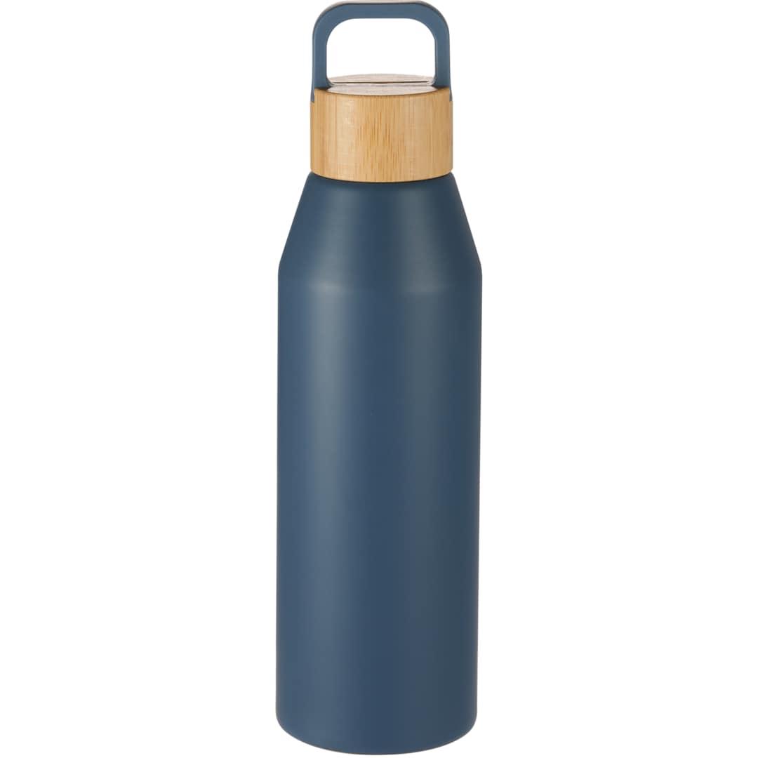 Aspen 24 oz recycled bottle w/ fsc® 100% bamboo li Black miniatura 4