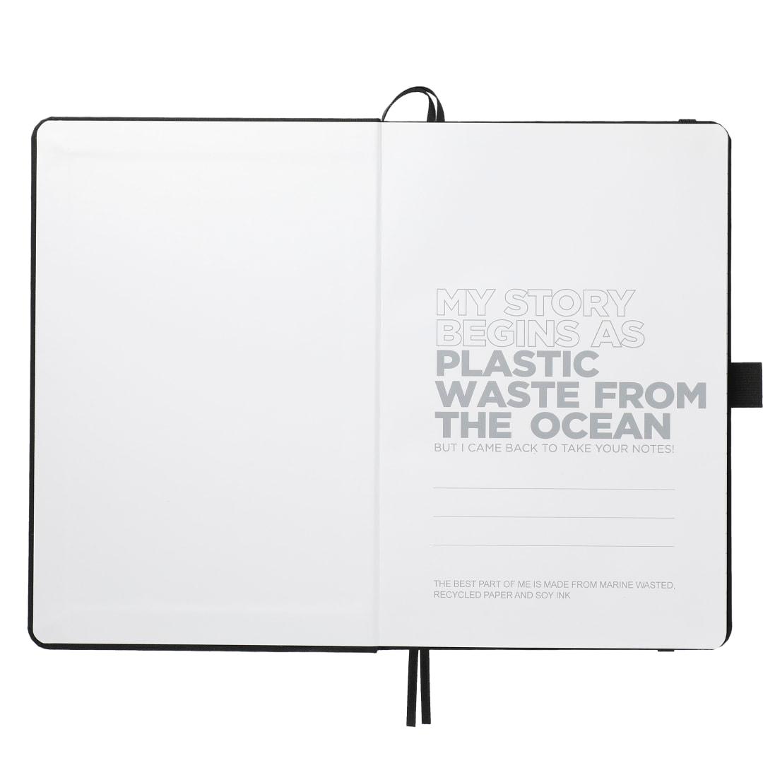 Fsc® 5.5 x 8.5 recycled marine bound journal Blue miniatura 6