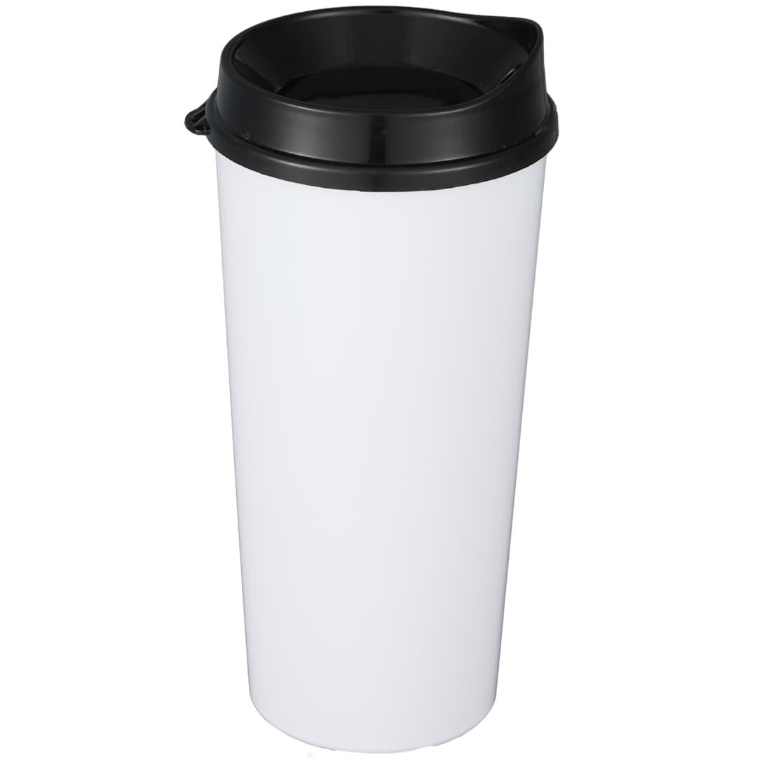 The roadmaster recycled 20oz travel tumber w/ lid Black miniatura 5