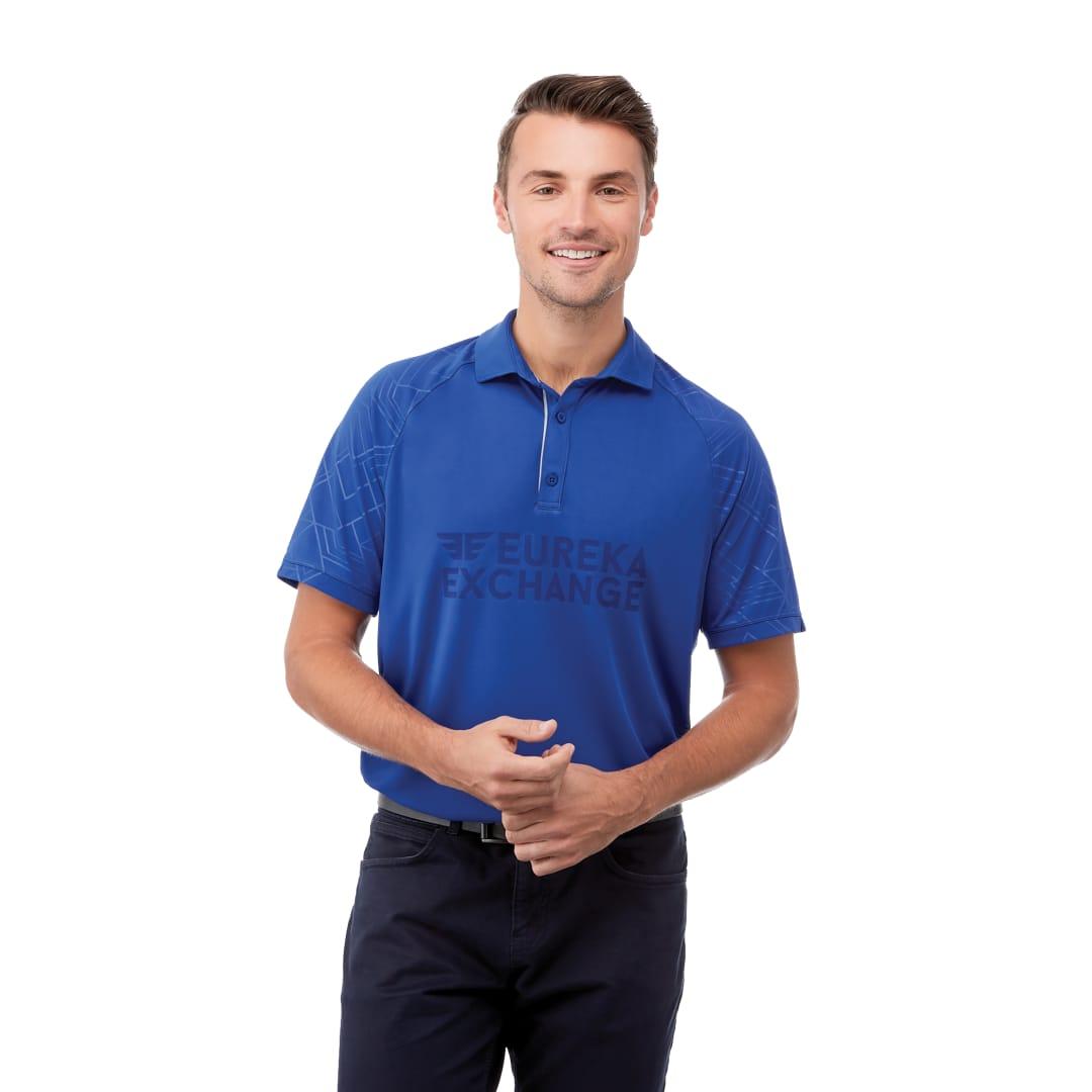Mens hakone ss polo Red miniatura 15