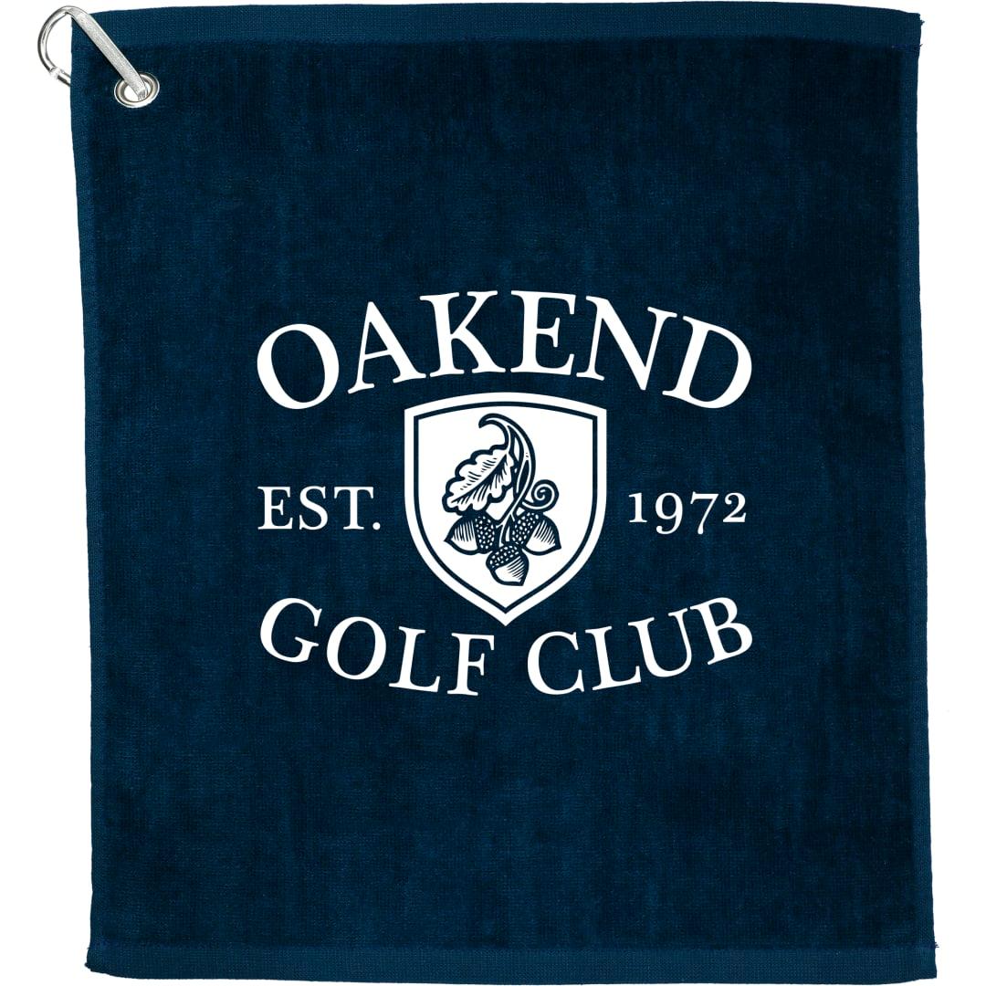 1.3 Lb./doz. 18x15in terry golf towel Black miniatura 5