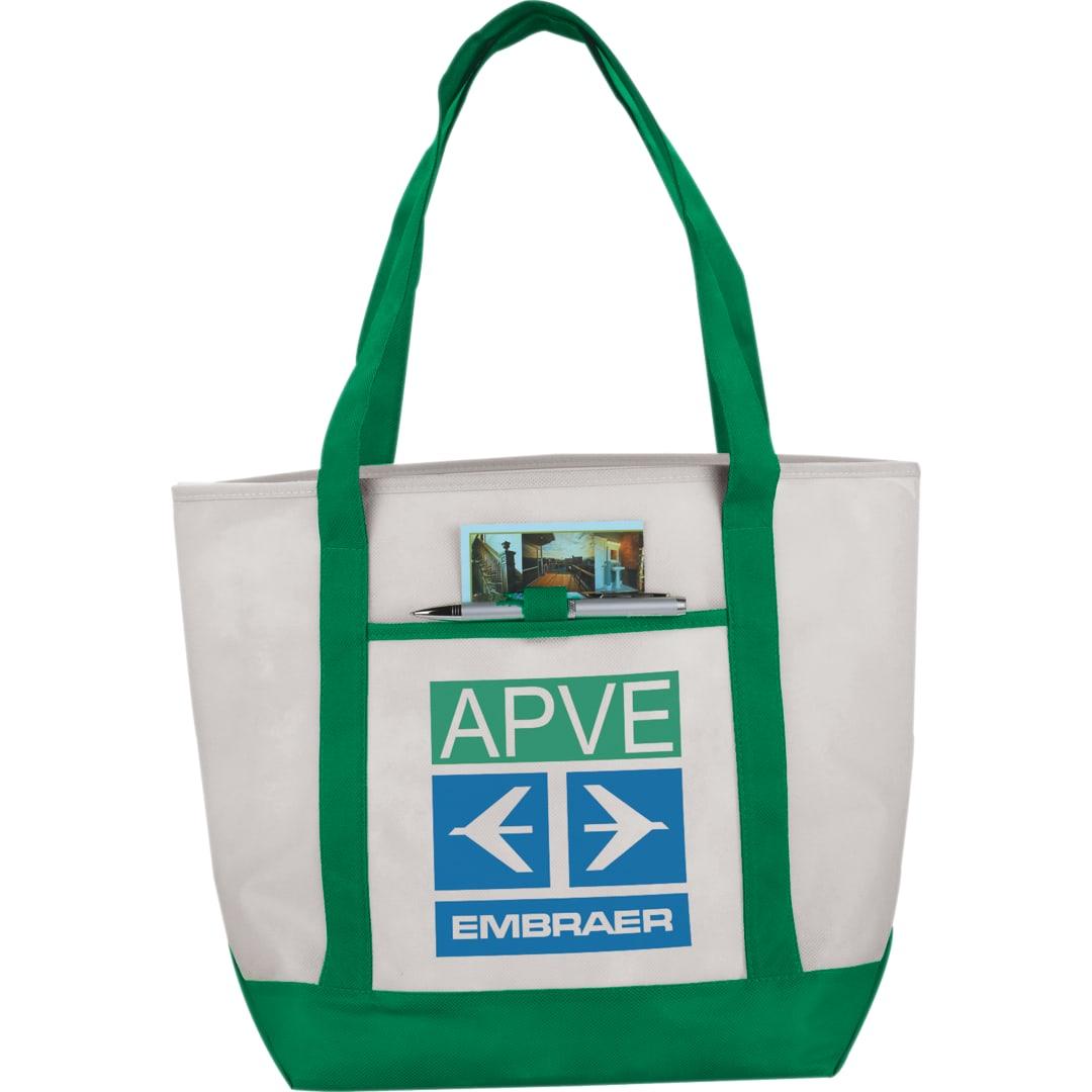 Lighthouse non-woven tote Green miniatura 17
