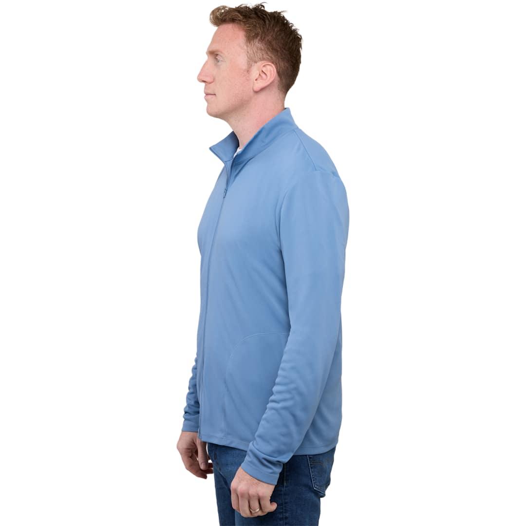 Dara knit full zip - mens Blue miniatura 4