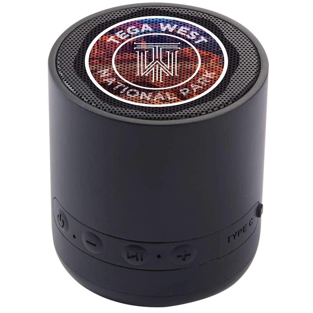 Buzzturn recycled bluetooth speaker Black miniatura 8