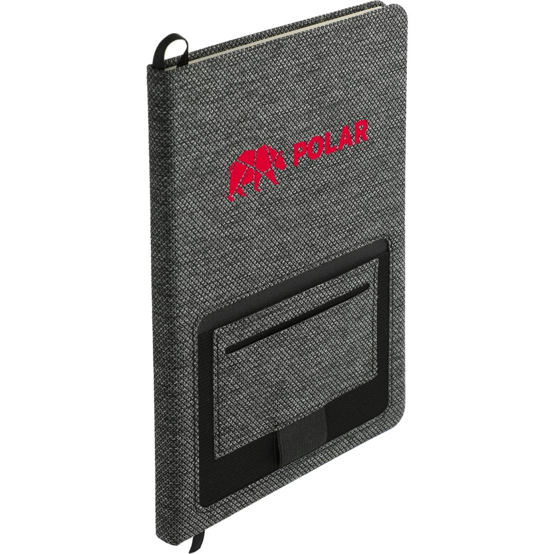 Fsc® mix 5.5 x 8.5 vila rpet bound notebook Dark Gray miniatura 8
