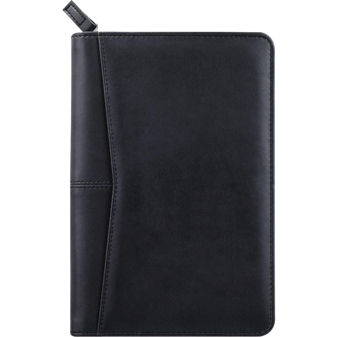 Fsc® mix pedova™ recycled jr. zippered padfolio Black miniatura 3