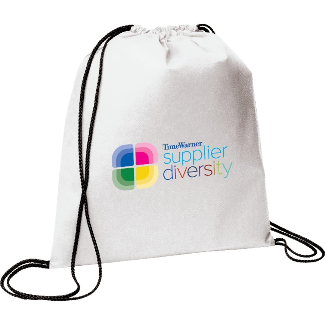 Evergreen non-woven drawstring bag Black miniatura 39