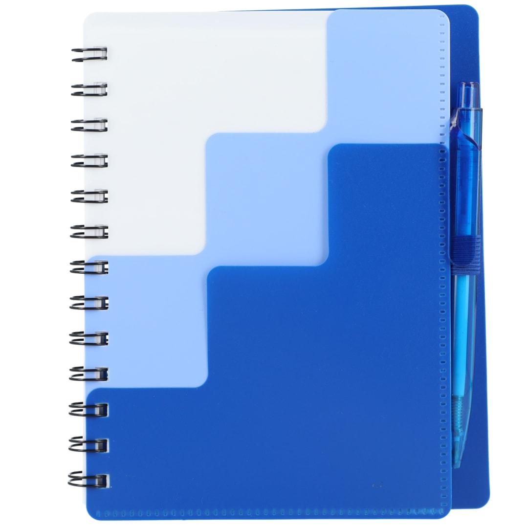 5 X 7 recycled pace spiral notebook w pen Black miniatura 7