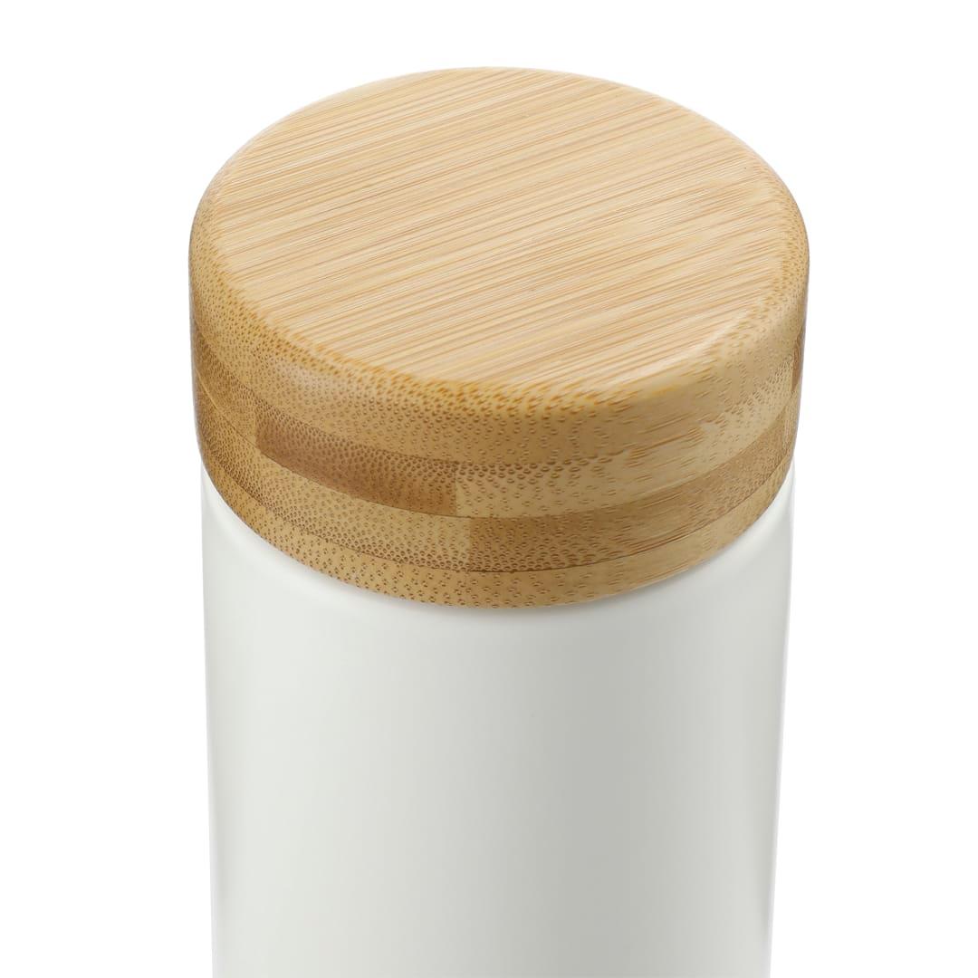 Arlo ceramic tumbler with bamboo lid 11oz Black miniatura 14