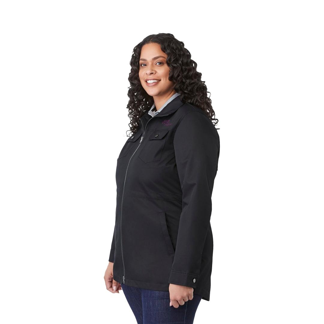 Womens hardy eco jacket Black miniatura 17