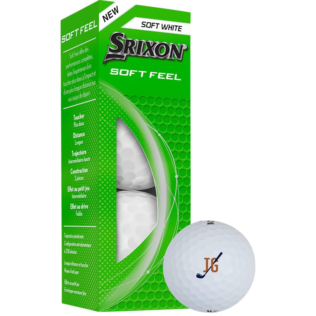 Srixon soft feel golf balls - 3 pack White miniatura 16