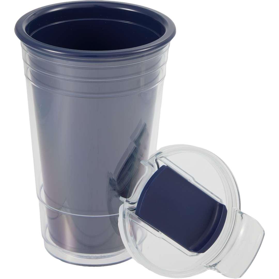 Mipsy recycled double wall tumbler 16oz Black miniatura 14