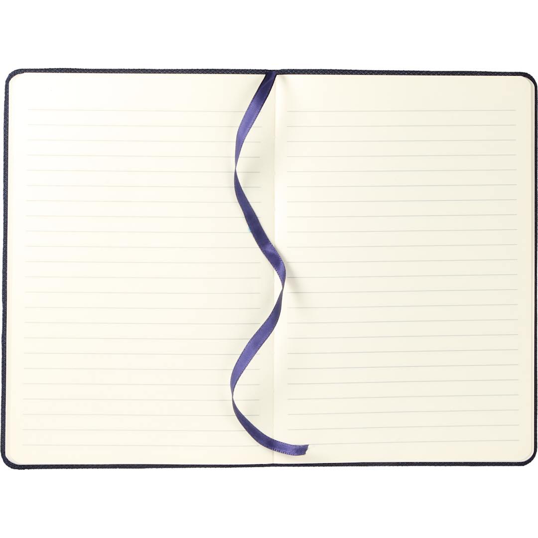Fsc® mix 5.5 x 8.5 vila rpet bound notebook Dark Gray miniatura 10