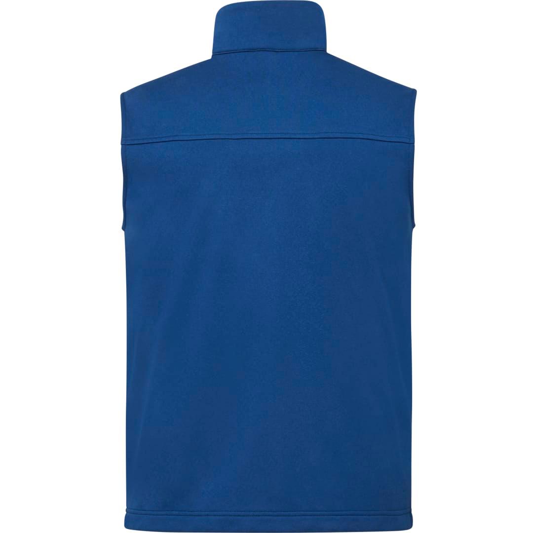 Joris eco softshell vest- mens Blue front