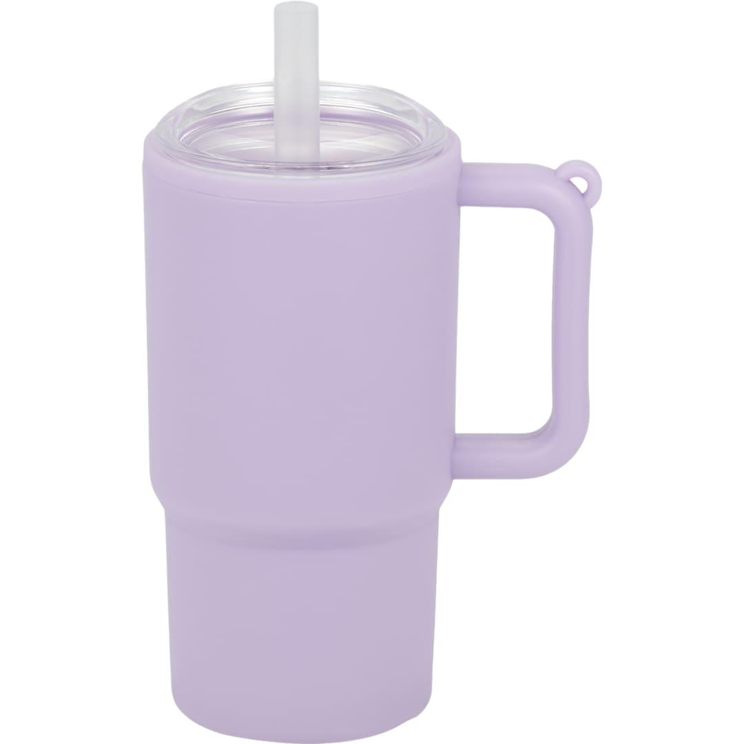 Shot glass tumbler w/ keychain 4oz Black miniatura 49