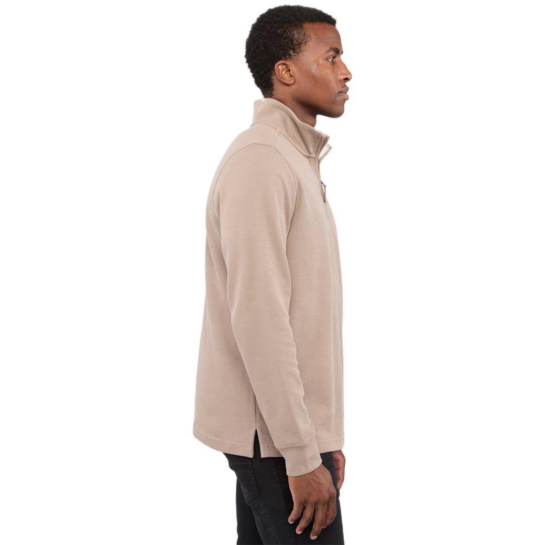 Hudson eco knit quarter zip-mens Beige miniatura 12
